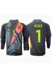 Tyskland Manuel Neuer #1 Keeper Fotballdrakt Hjemme Klær EM 2024 Lange ermer